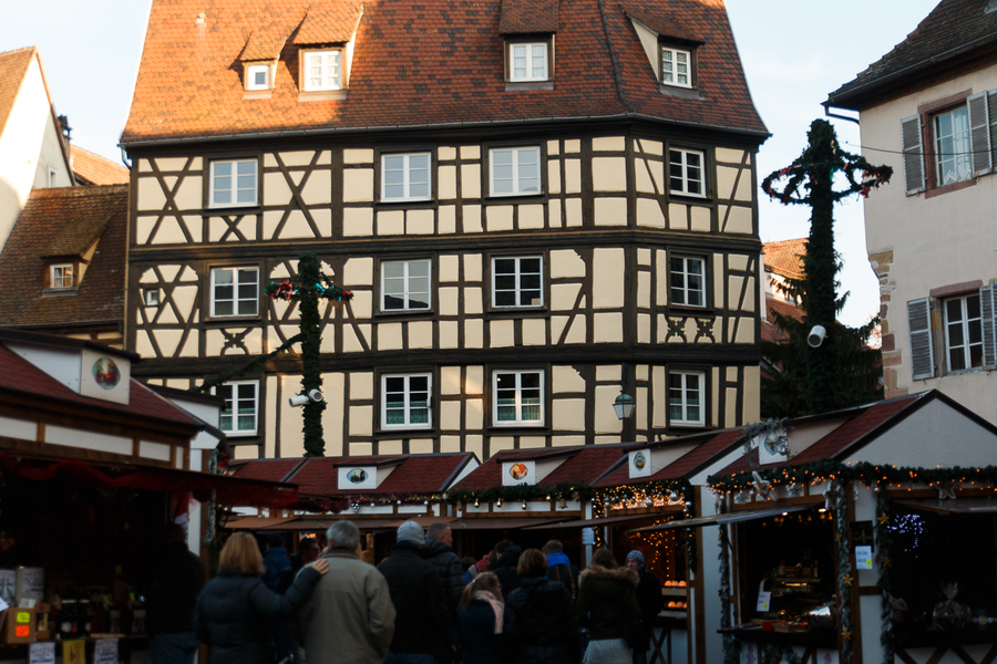 Uno de los 5 mercadillos de Colmar Uno de los 5 mercadillos de Colmar