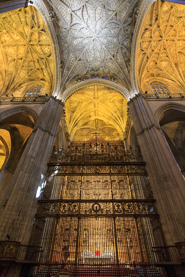Verja del retablo de la Catedral de Sevilla