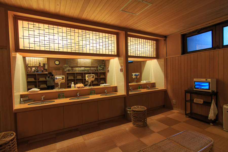 Vestuarios onsen Ryokan