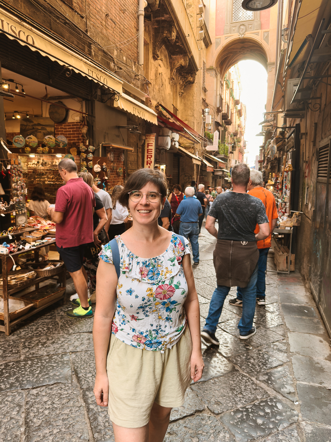 Via San Gregorio Armeno en Napoles