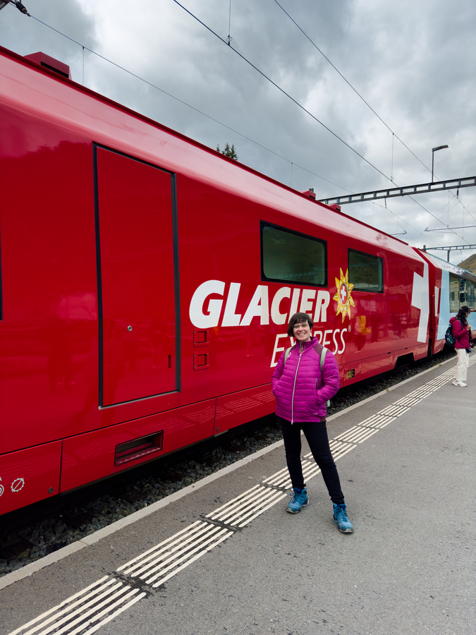 Suiza en tren Glacier express