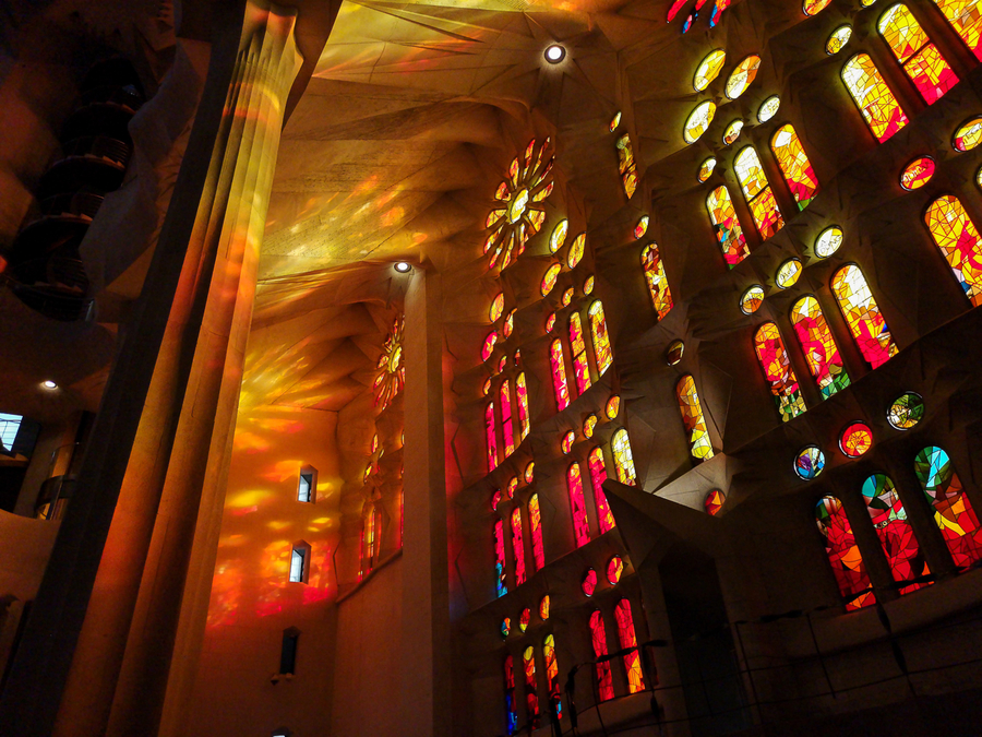 Vidrieras Oeste Sagrada Familia Vidrieras Oeste Sagrada Familia