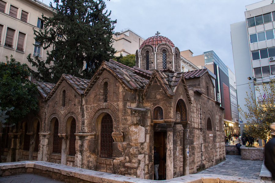 Visitar Atenas Iglesia Kapnikarea Visitar Atenas Iglesia Kapnikarea