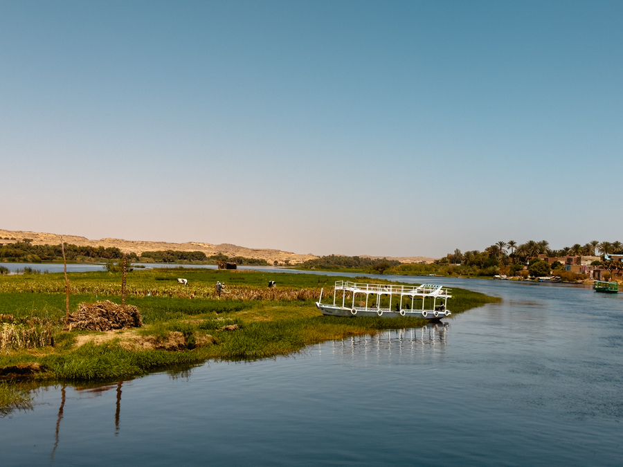 Vistas desde dahabiya