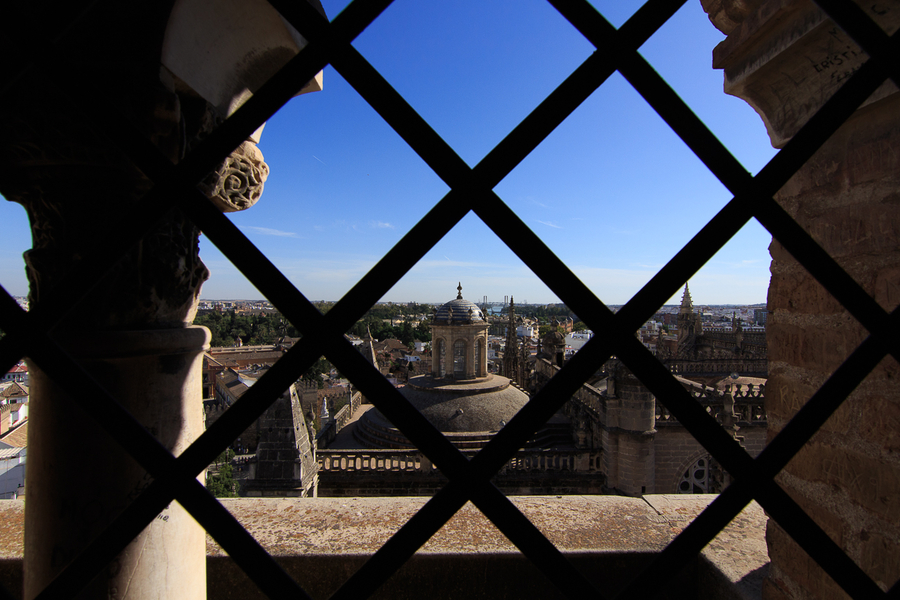 Vistas desde la Giralda en Sevilla