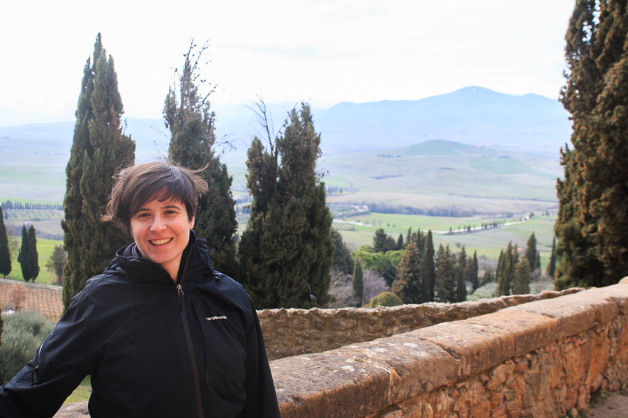 Vistas desde Pienza en Toscana Vistas desde Pienza en Toscana