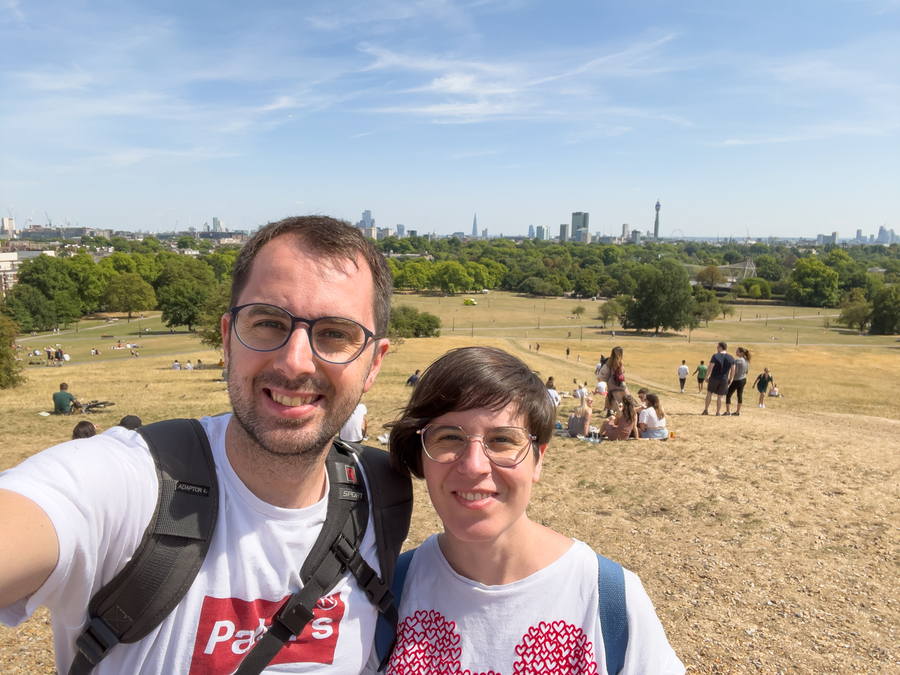 Vistas desde Primrose Hill en Londres