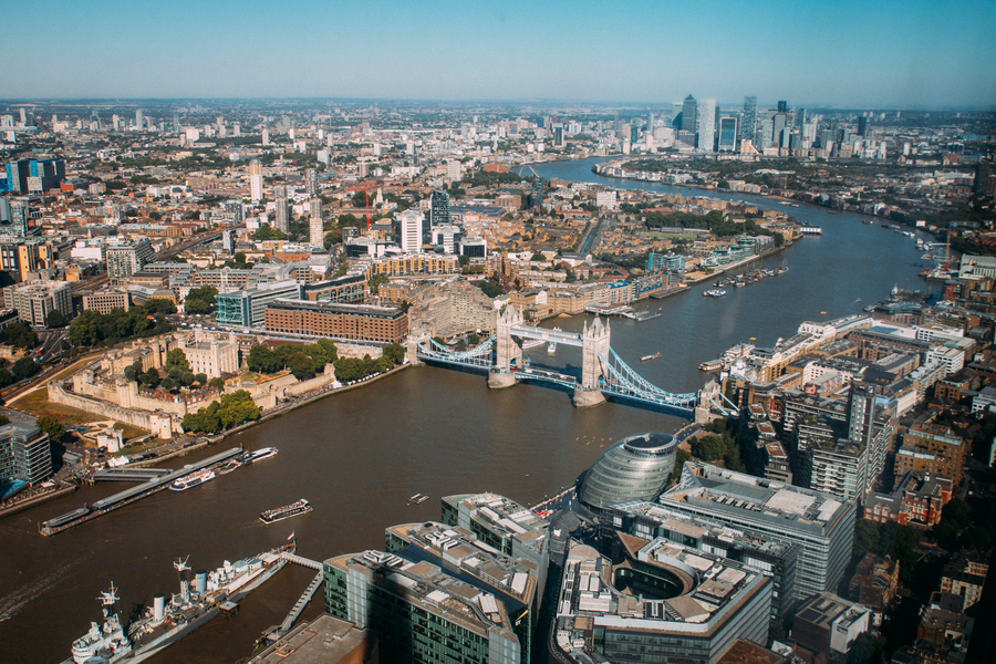 Vistas desde the Shard en Londres