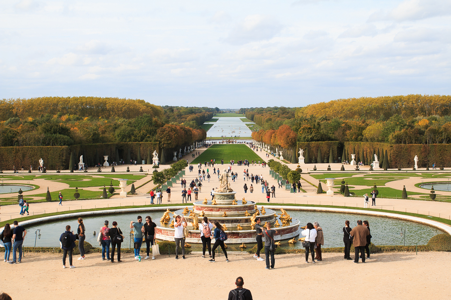 vistas jardines de Versalles vistas jardines de Versalles