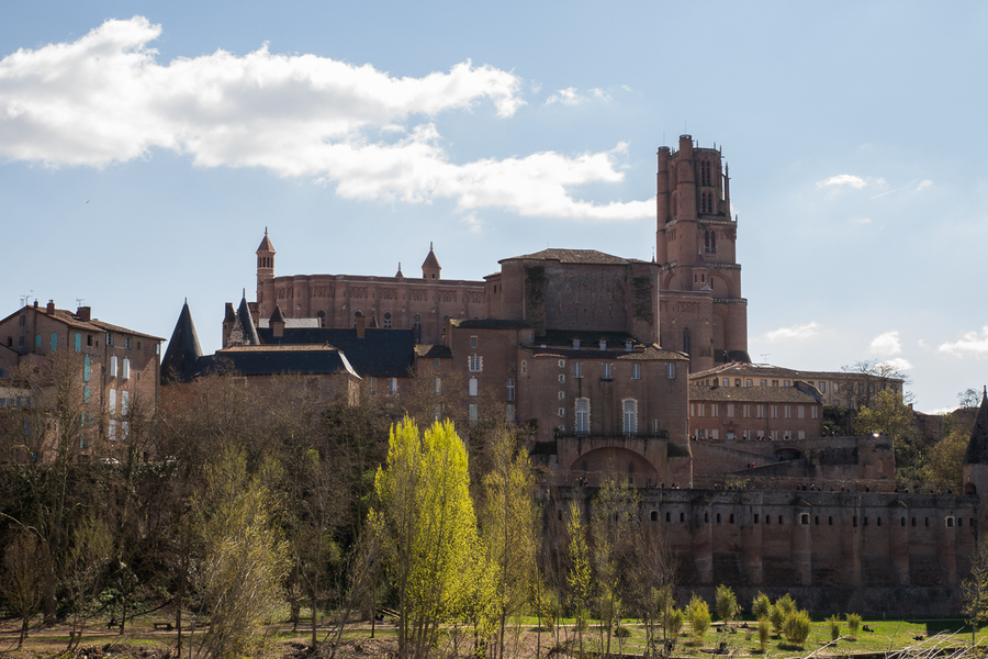 Vistas a la ciudad episcopal de Albi Vistas a la ciudad episcopal de Albi