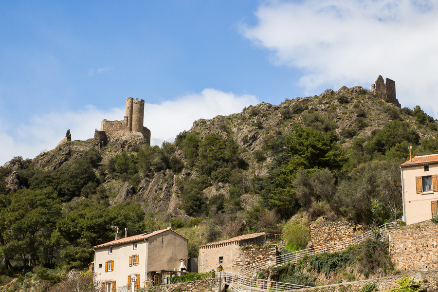 Vistas de Lastours desde el pueblo Vistas de Lastours desde el pueblo