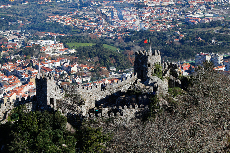 Vistas desde castillo dos Moros Vistas desde castillo dos Moros