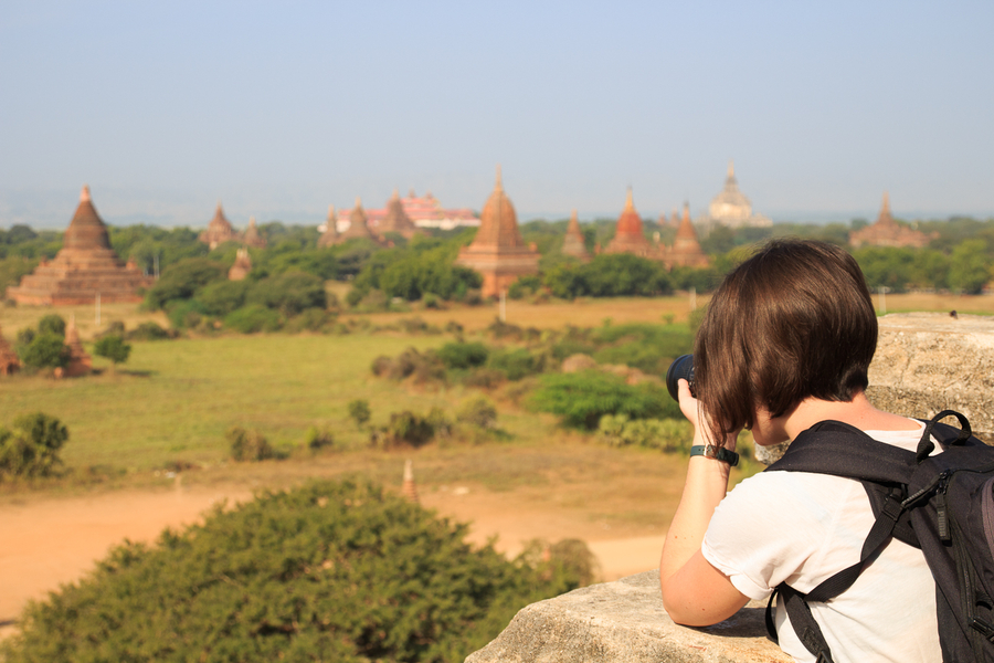 Vistas desde Shwesandaw Vistas desde Shwesandaw