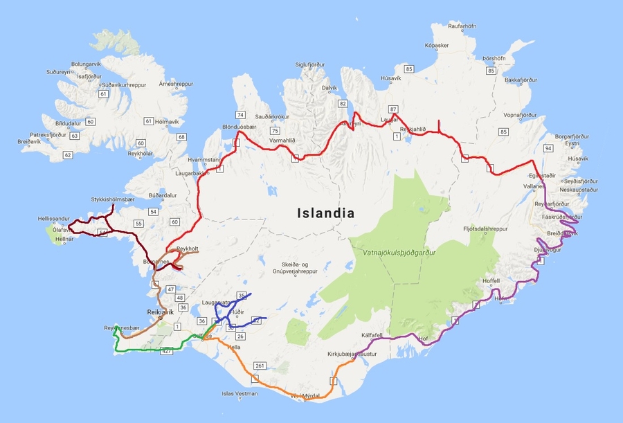 Vuelta a Islandia en invierno Vuelta a Islandia en invierno