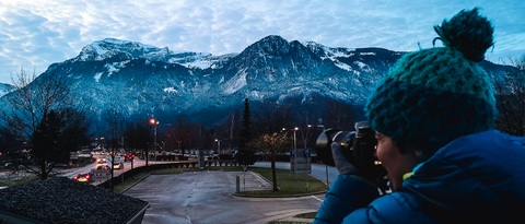 Paisajes de Rattenberg Alpes Austria