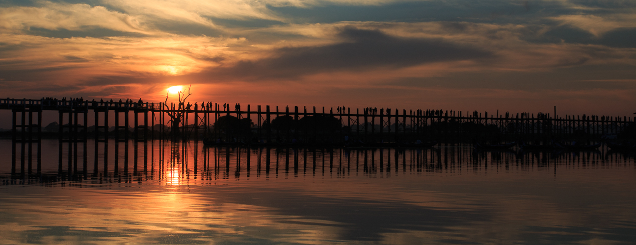Atardecer en Amarapura